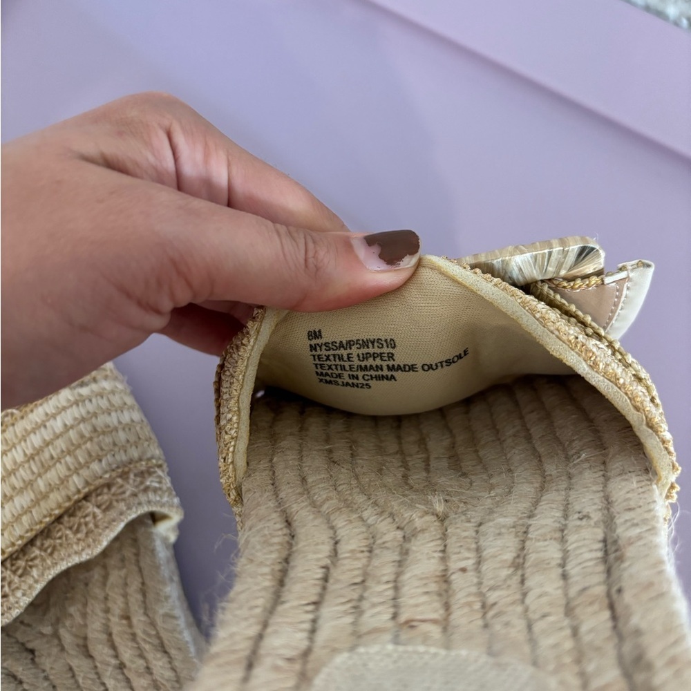 NWOT haute hippie raffia sandals with buckle - Picture 4 of 4